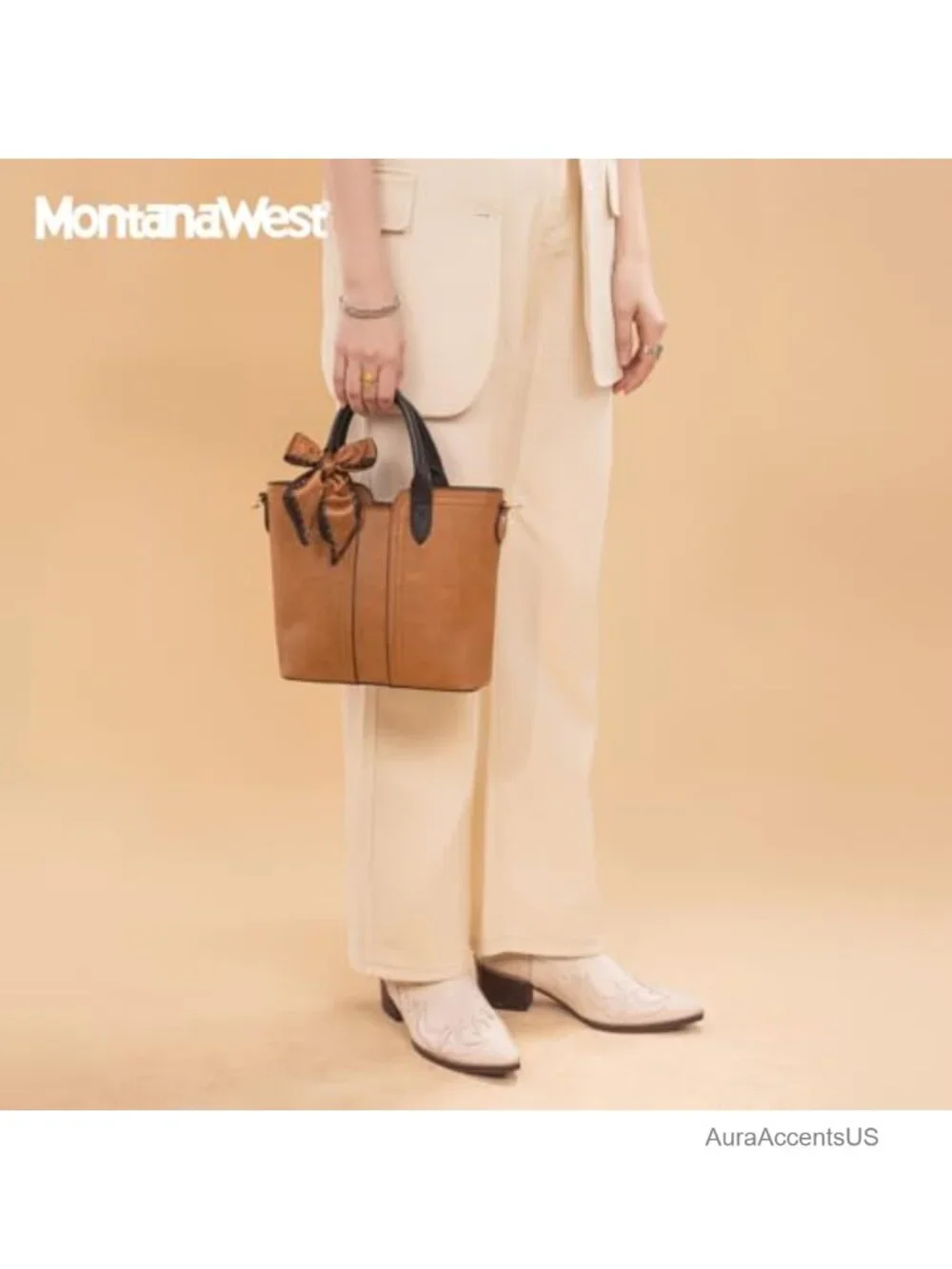 Vegan Leather Satchel Handbag Crossbody Purse with Detachable Strap